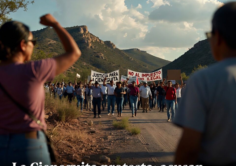 La Cieneguita protesta: acusan delegado impuesto en Guanajuato
