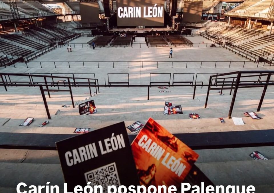 Carín León pospone Palenque por dengue, reprograman