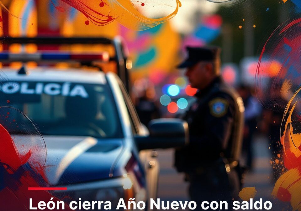 León cierra Año Nuevo con saldo controlado y operativos