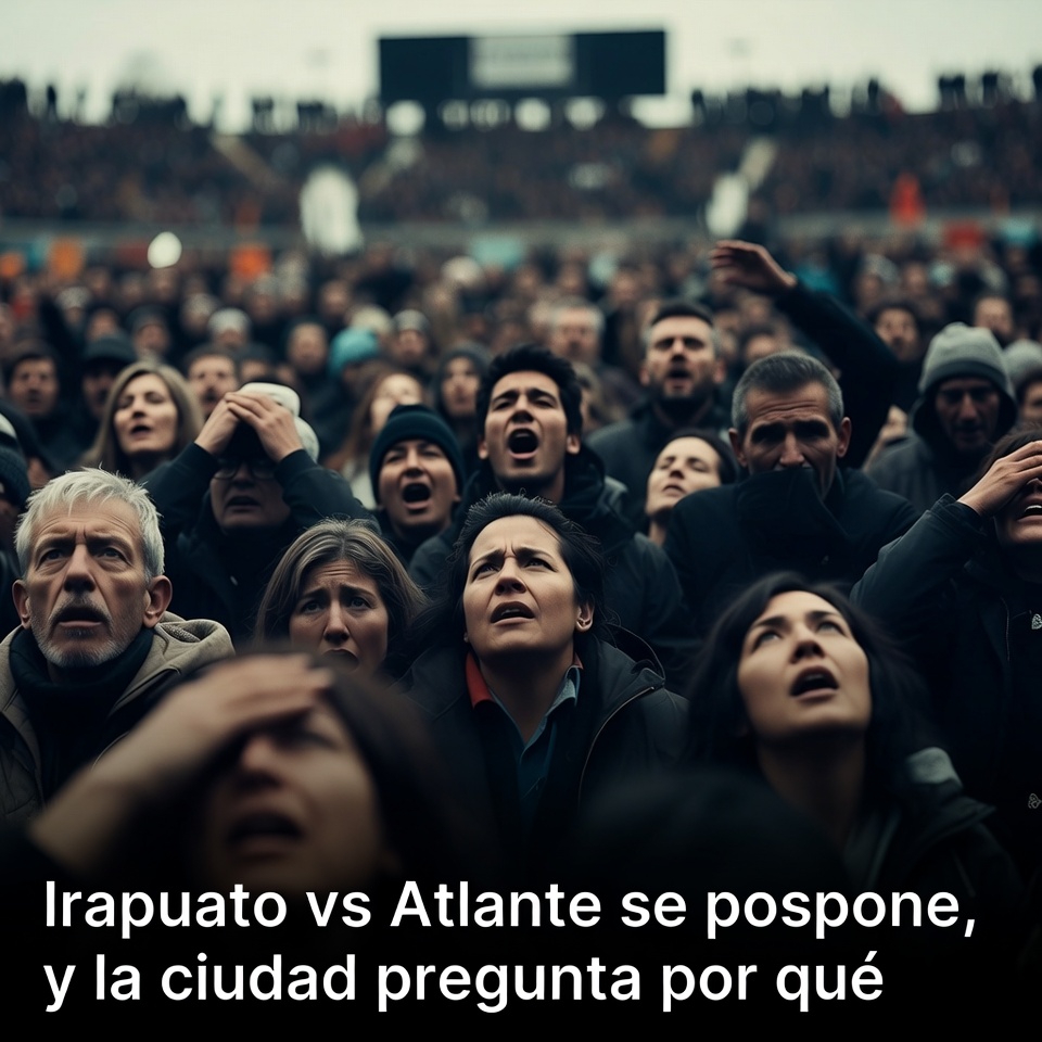 Irapuato vs Atlante se pospone, y la ciudad pregunta por qué