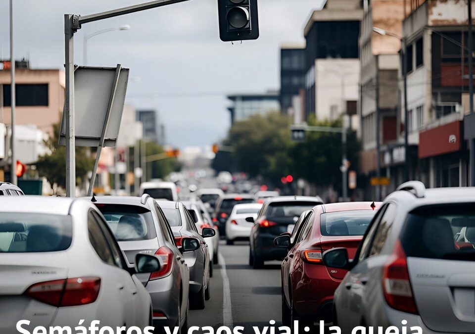 Semáforos y caos vial: la queja que crece en Guanajuato capital