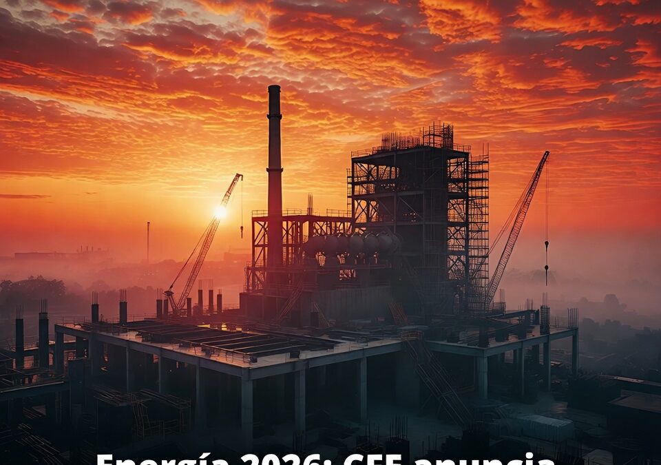 Energía 2026: CFE anuncia obras para 6,000 MW