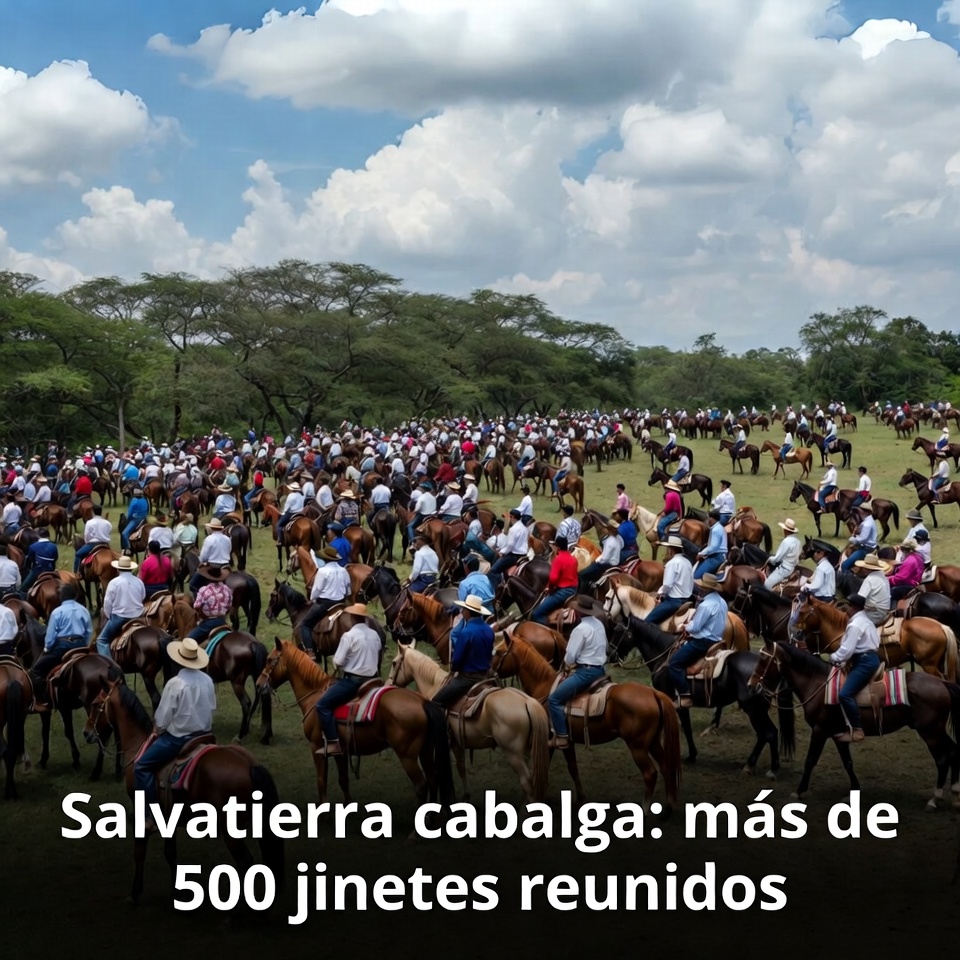 Salvatierra reúne a mas de 500 jinetes en cabalgata