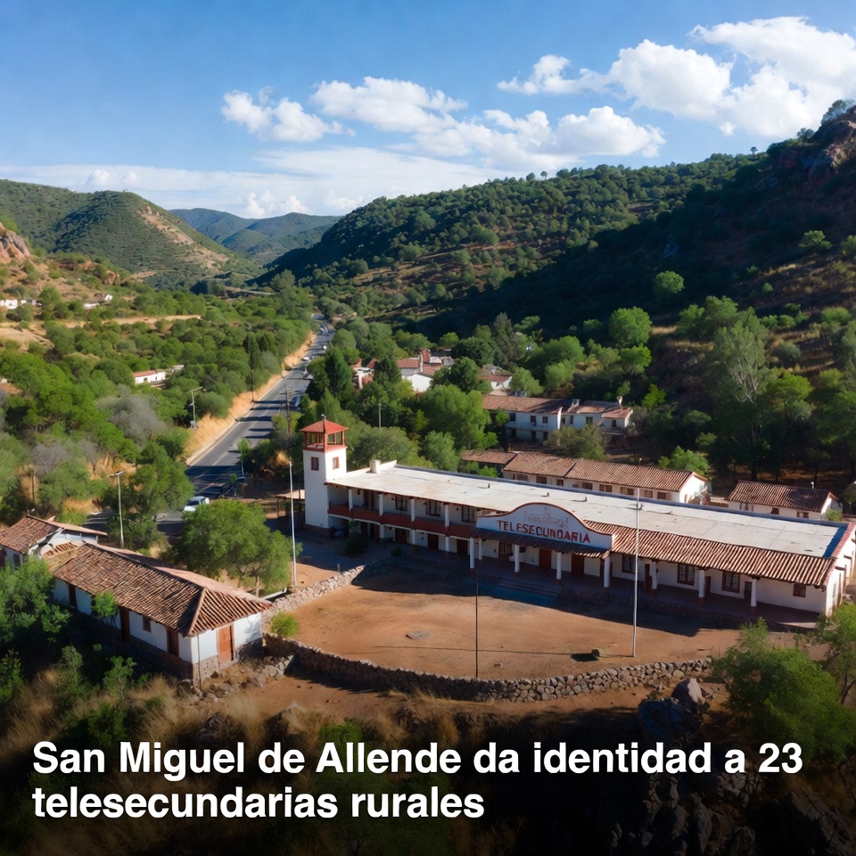San Miguel de Allende da identidad a 23 telesecundarias rurales