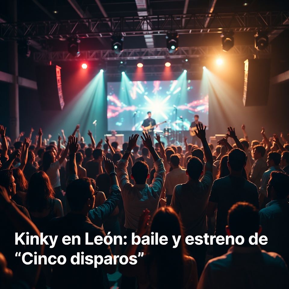 Kinky en León: baile y estreno de “Cinco disparos”