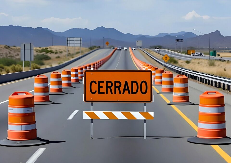 Alerta en carreteras: tramos con cierres y carriles reducidos