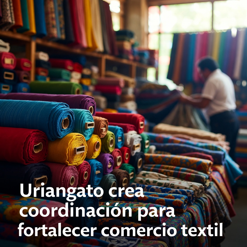 Uriangato crea coordinación para fortalecer comercio textil