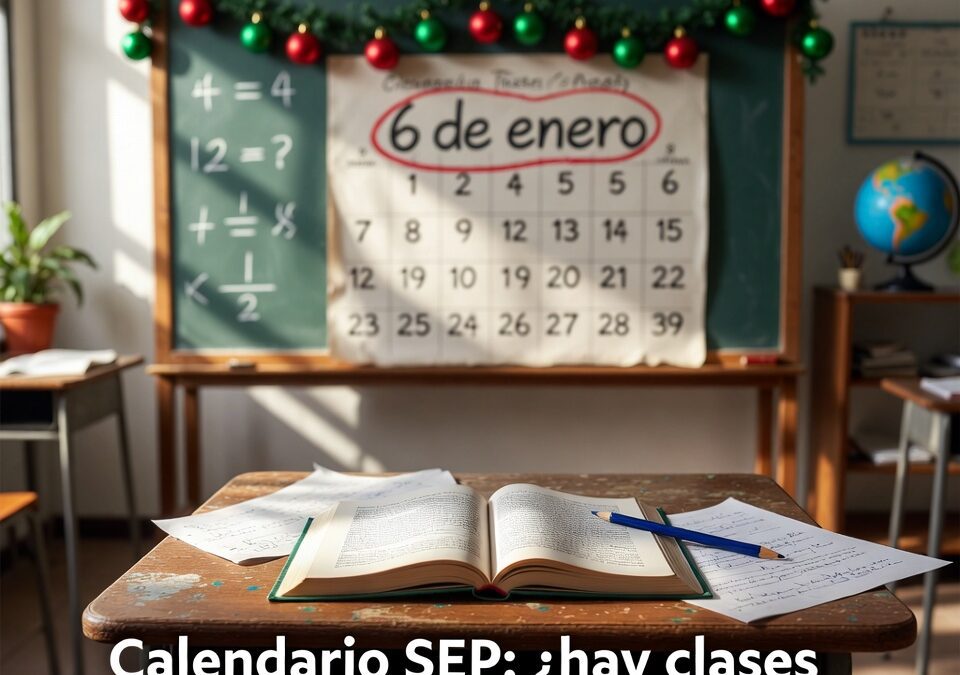 Calendario SEP: ¿hay clases este 6 de enero en México?