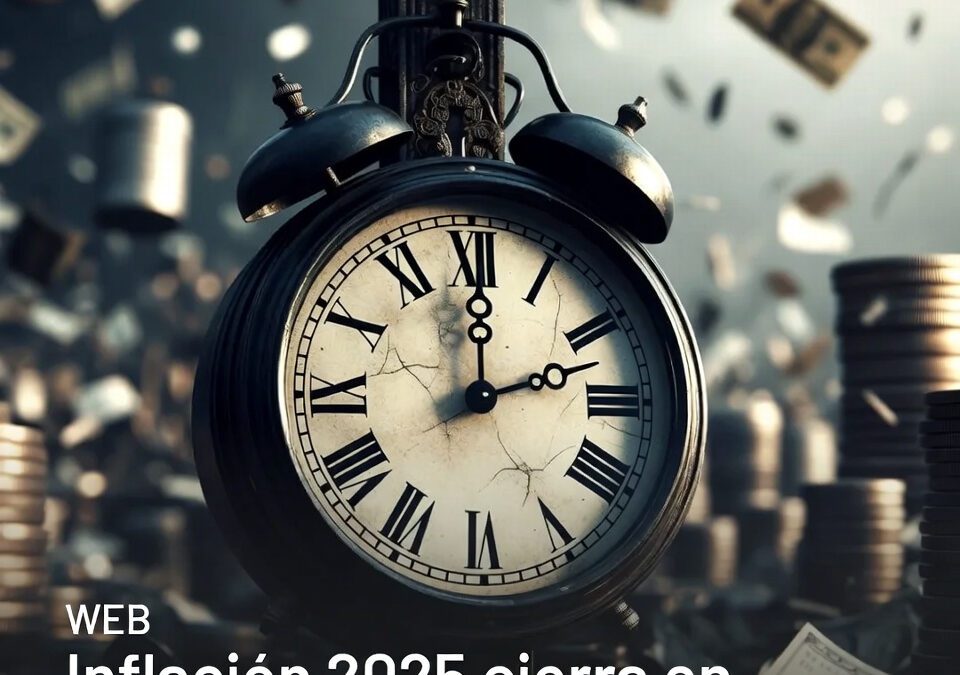 Inflación anual de México cierra 2025 en 3.69