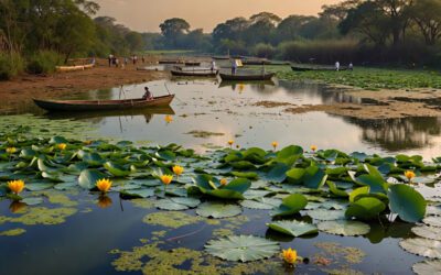 Pescadores exigen limpiar la laguna de Yuriria del lirio