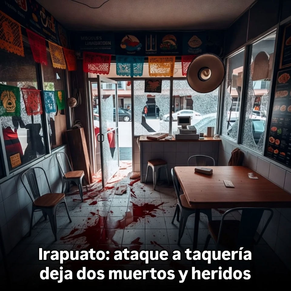 Irapuato: ataque a taquería deja dos muertos y heridos