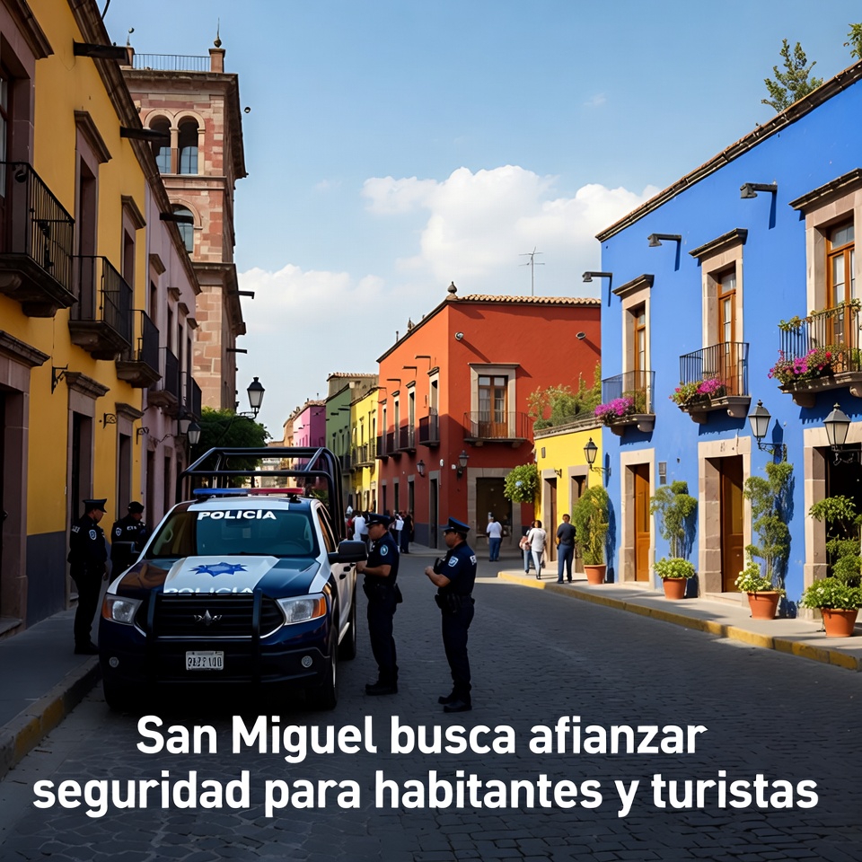 San Miguel busca afianzar seguridad para habitantes y turistas