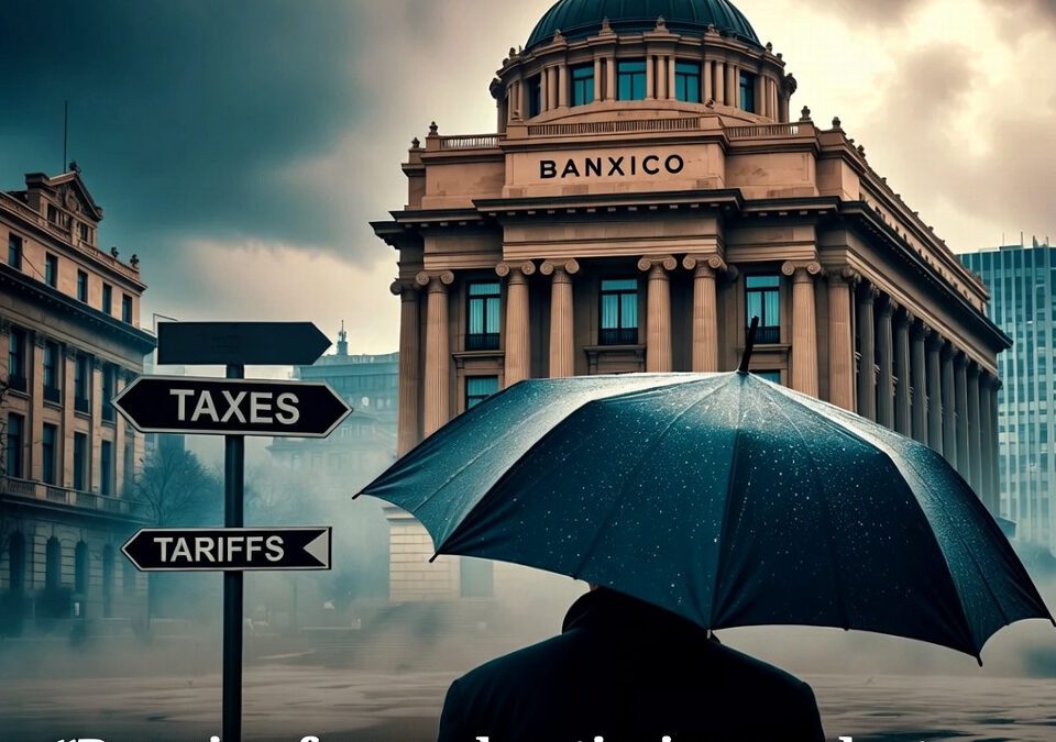 Banxico frena el optimismo, alerta por impuestos y aranceles