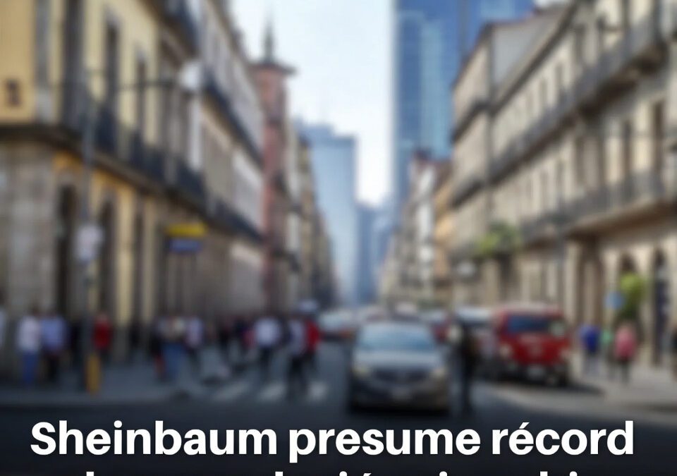 Sheinbaum presume récord de recaudación sin subir impuestos
