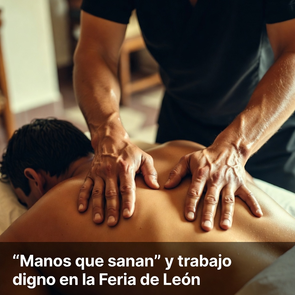 “Manos que sanan” y trabajo digno en la Feria de León