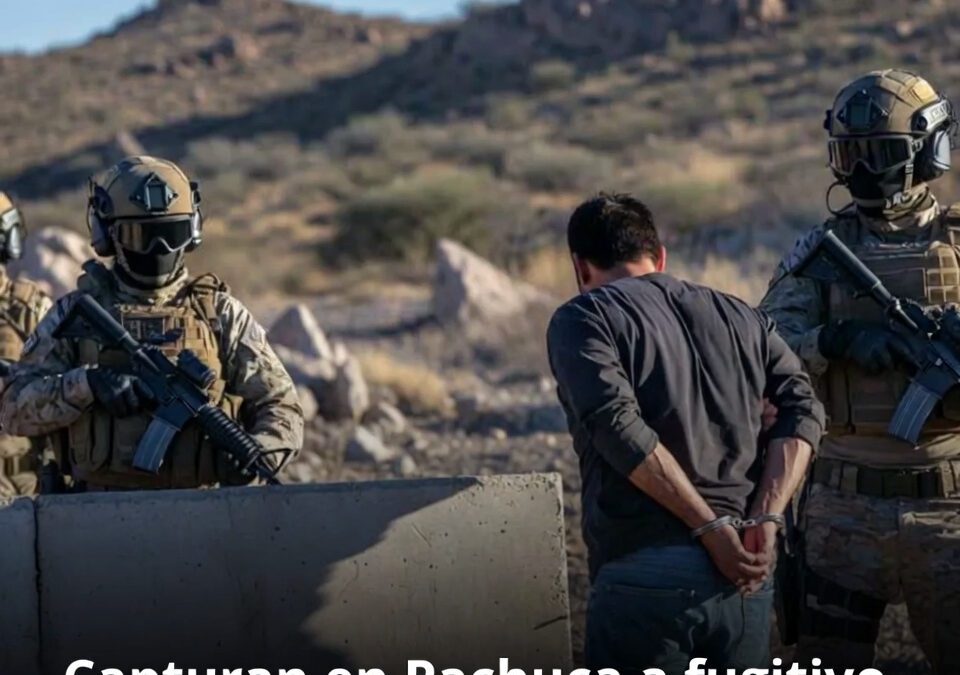 Capturan en Pachuca a fugitivo del FBI tras casi 10 años