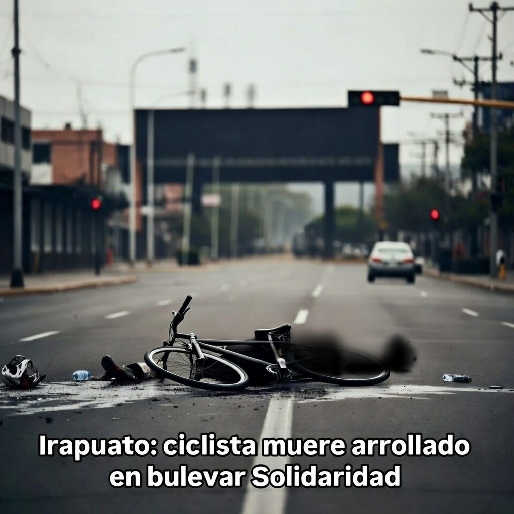 Irapuato: ciclista muere arrollado en bulevar Solidaridad