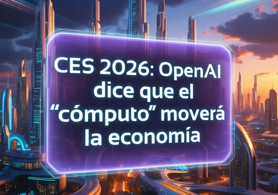 CES 2026: OpenAI dice que el “cómputo” moverá la economía