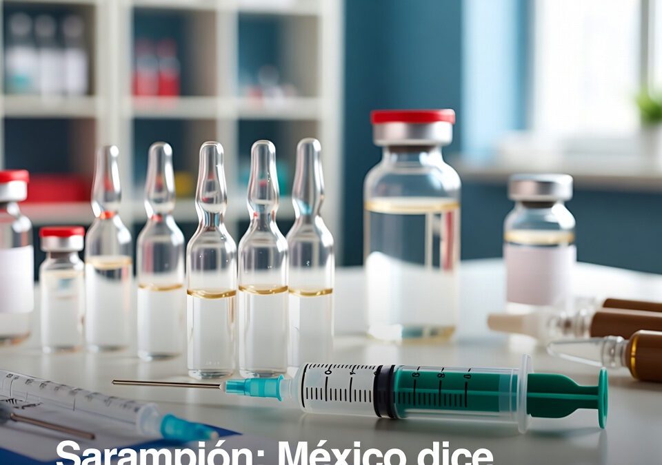 Sarampión: México dice tener vacunas para dos años