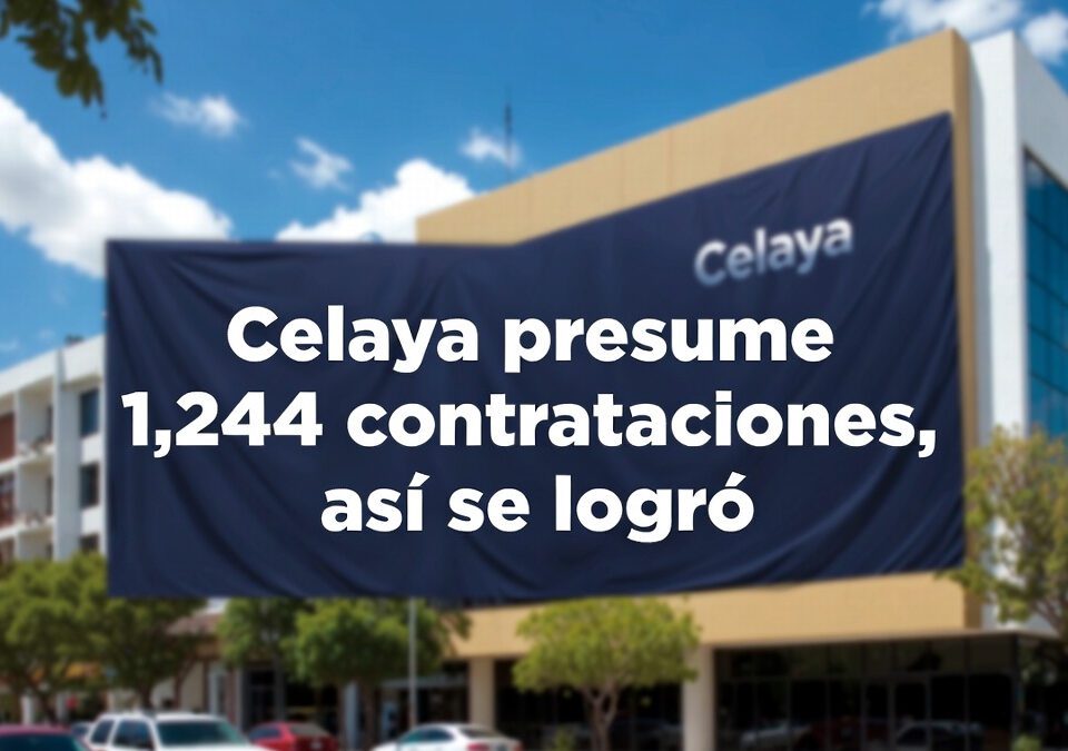 Celaya presume 1,244 contrataciones, así se logró