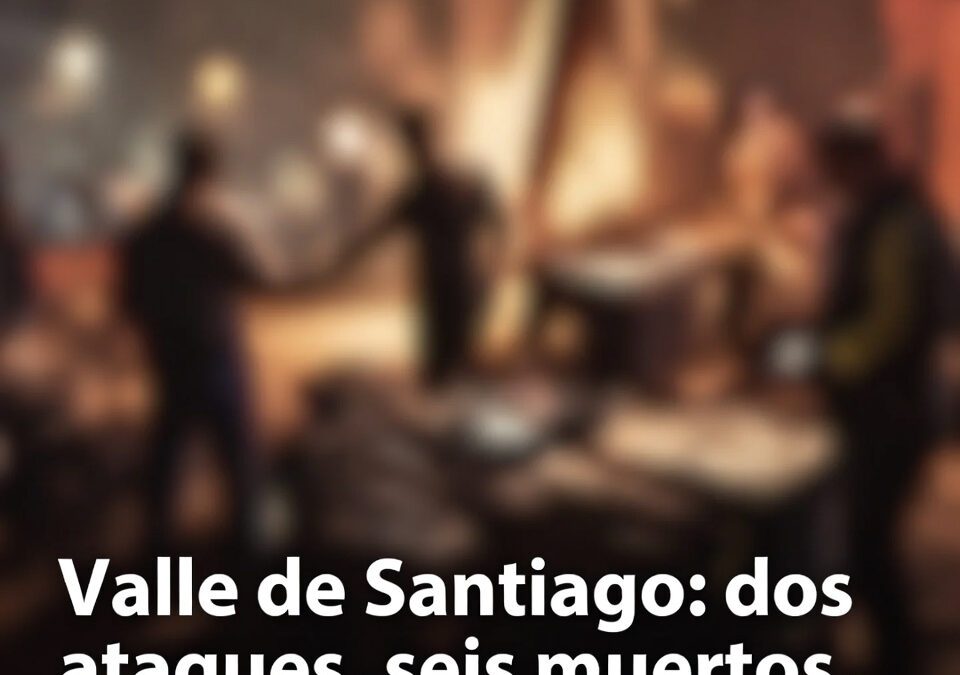 Valle de Santiago registra dos ataques con seis muertos