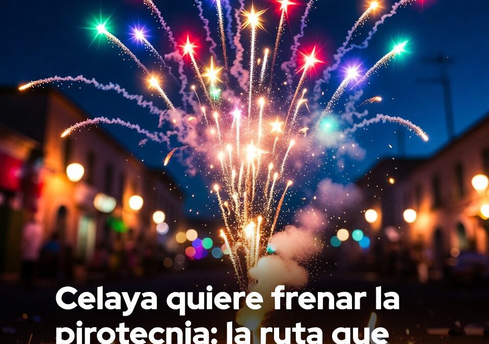 Celaya quiere frenar la pirotecnia: la ruta que proponen