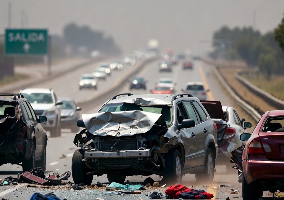 Choque Querétaro-Celaya: caos vial y heridos