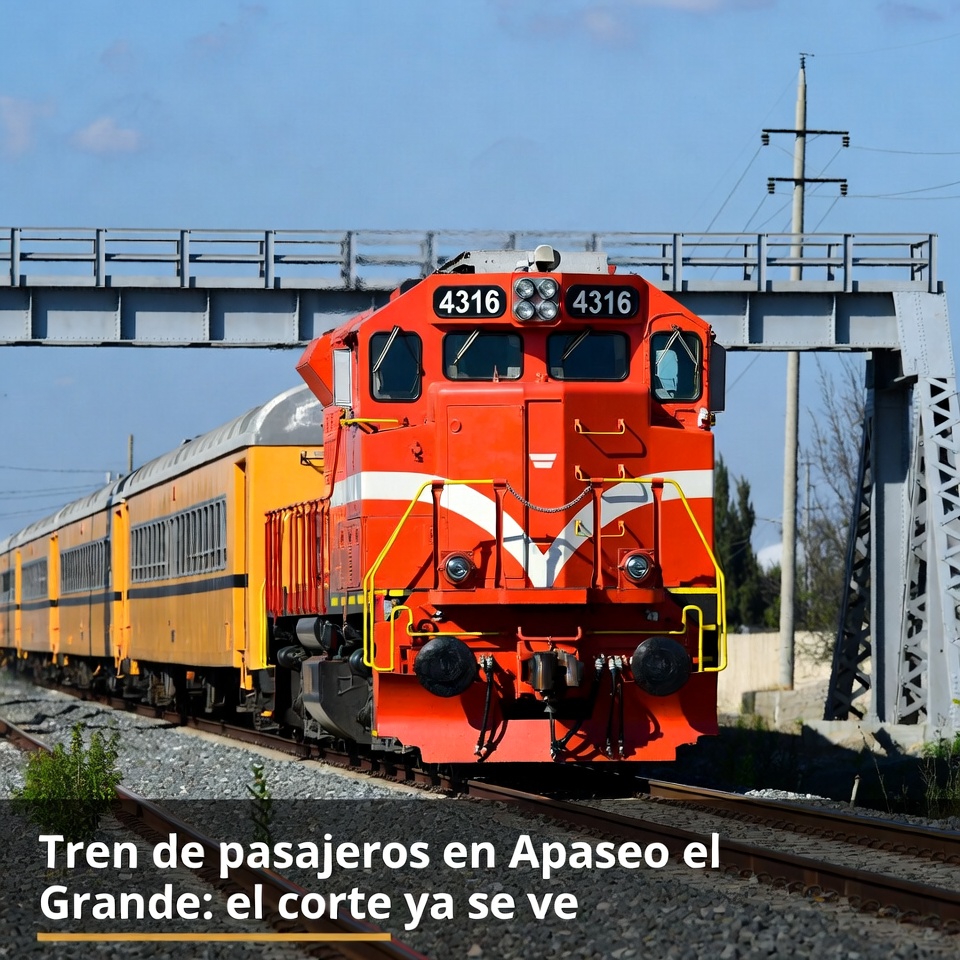 Tren de pasajeros en Apaseo: avance y dudas locales