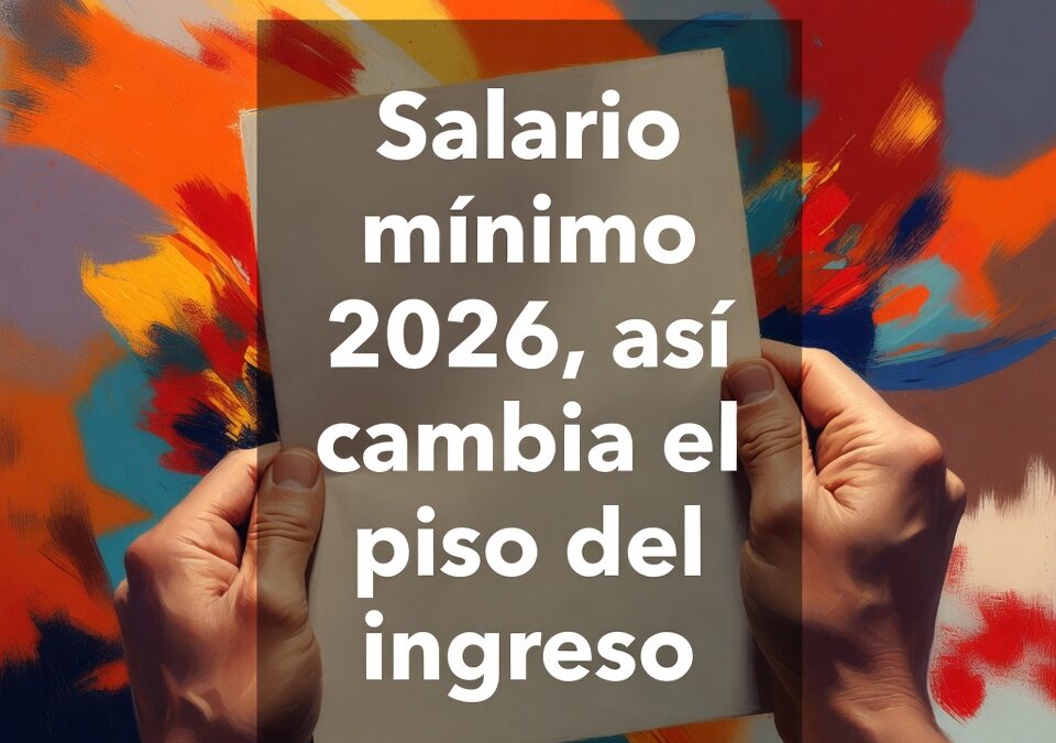 Salario mínimo 2026, así cambia el piso del ingreso