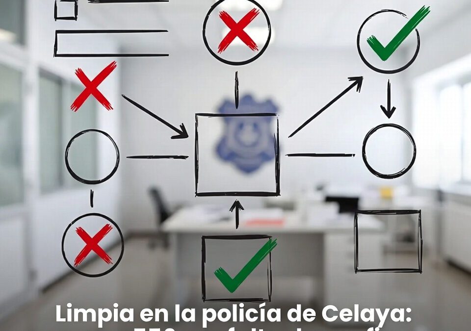 Celaya depura seguridad: 556 fuera por falta de confianza