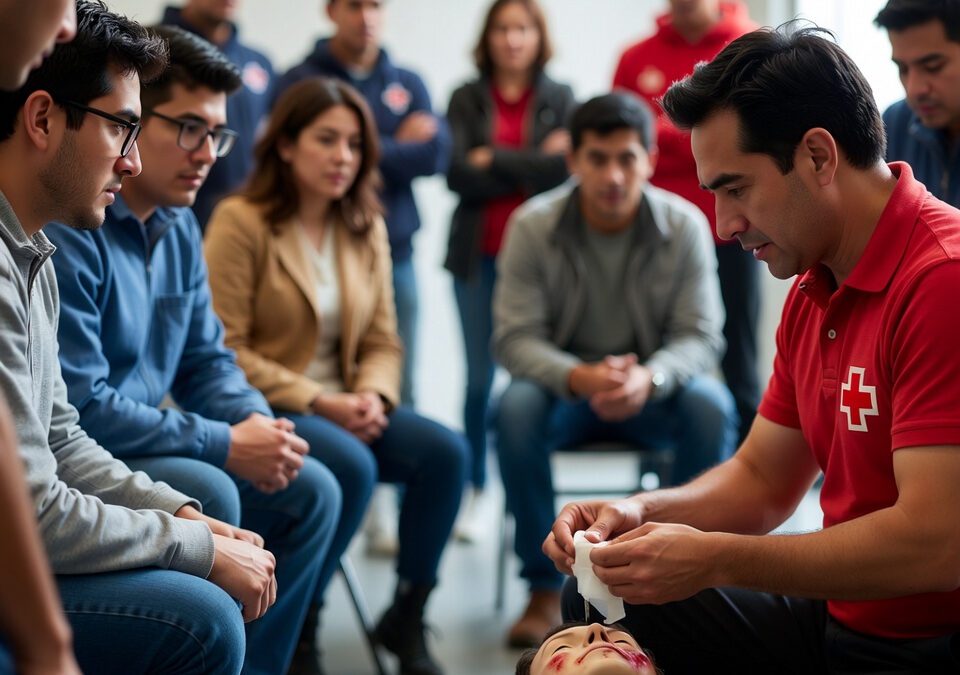 Tec de Celaya aprende primeros auxilios con Cruz Roja