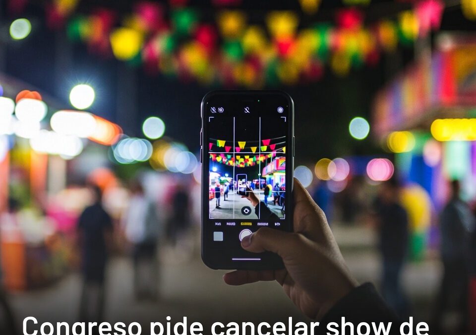 Congreso pide cancelar show de Dani Flow en la Feria de las Fresas