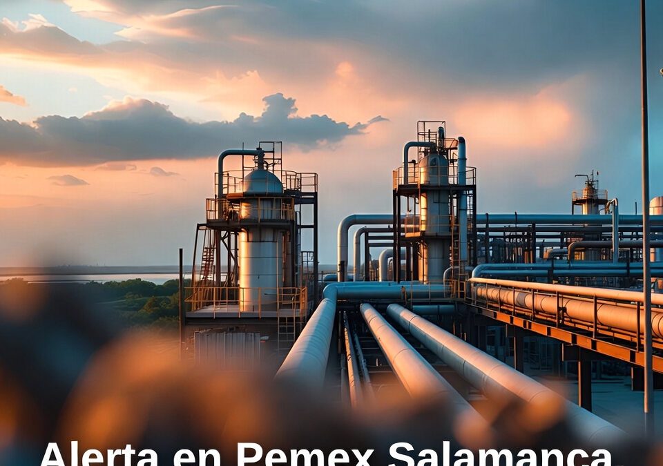 Alerta en Pemex Salamanca, amenaza moviliza fuerzas