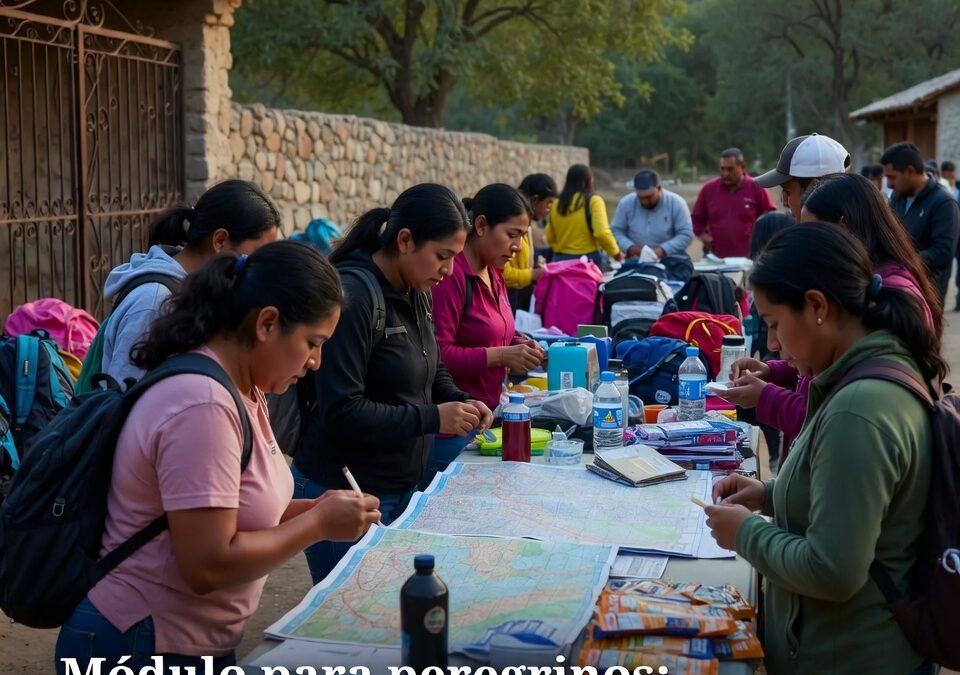 Módulo para peregrinos: Unión de San Antonio se prepara