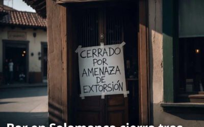 Bar en Salamanca cierra tras amenaza de extorsión