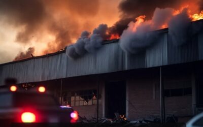 Celaya: Incendio consume bodega en Mercado Hidalgo