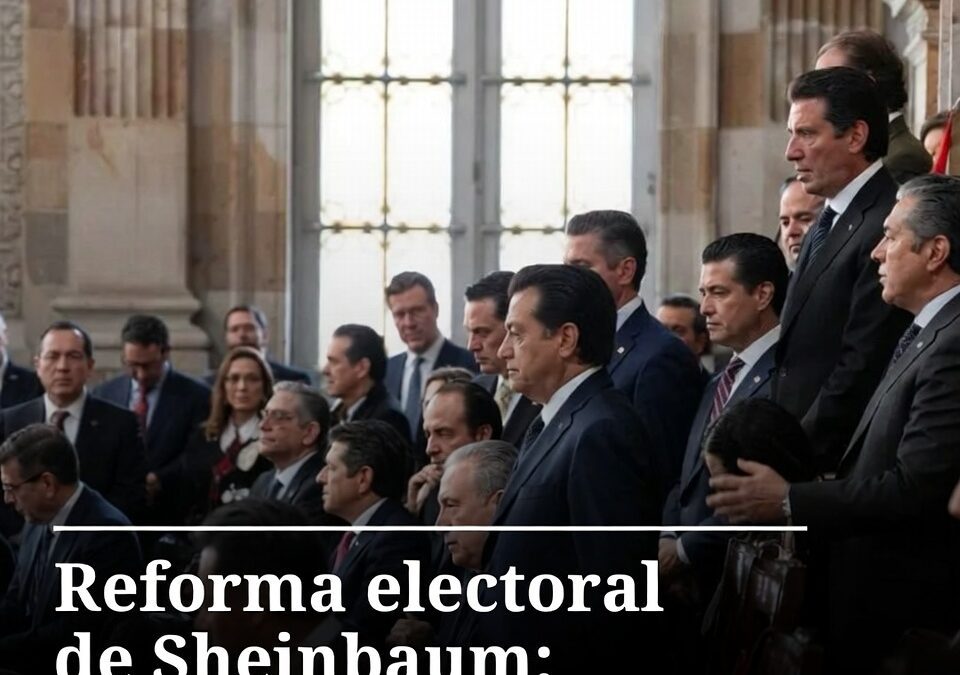 Reforma electoral de Sheinbaum: recorte y choque político