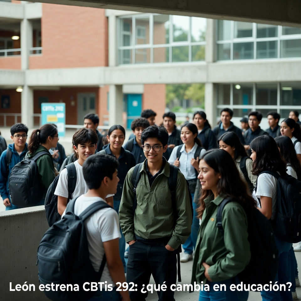 León estrena CBTis 292: ¿qué cambia en educación?