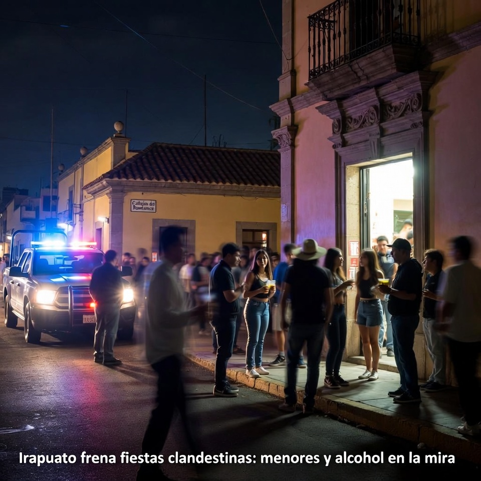 Irapuato frena fiestas clandestinas: menores y alcohol en la mira