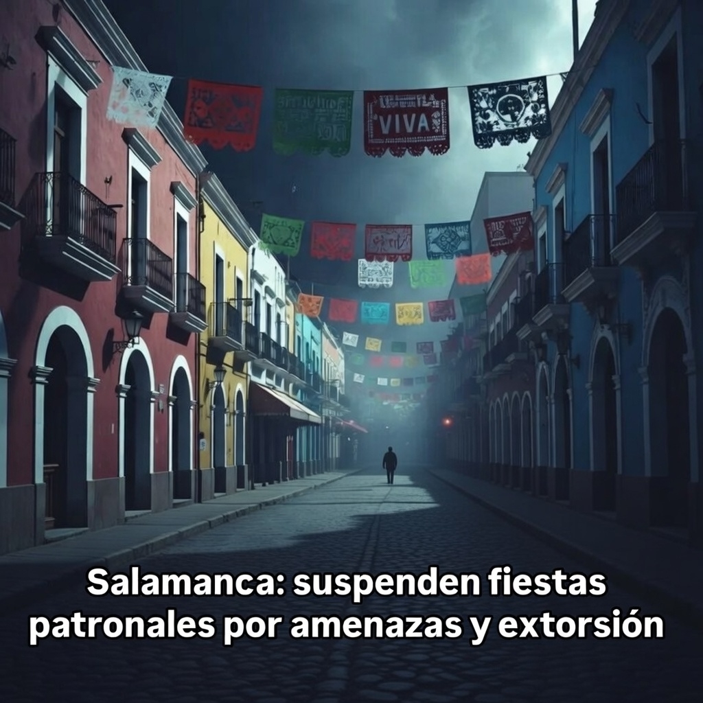 Salamanca: suspenden fiestas patronales por amenazas y extorsión
