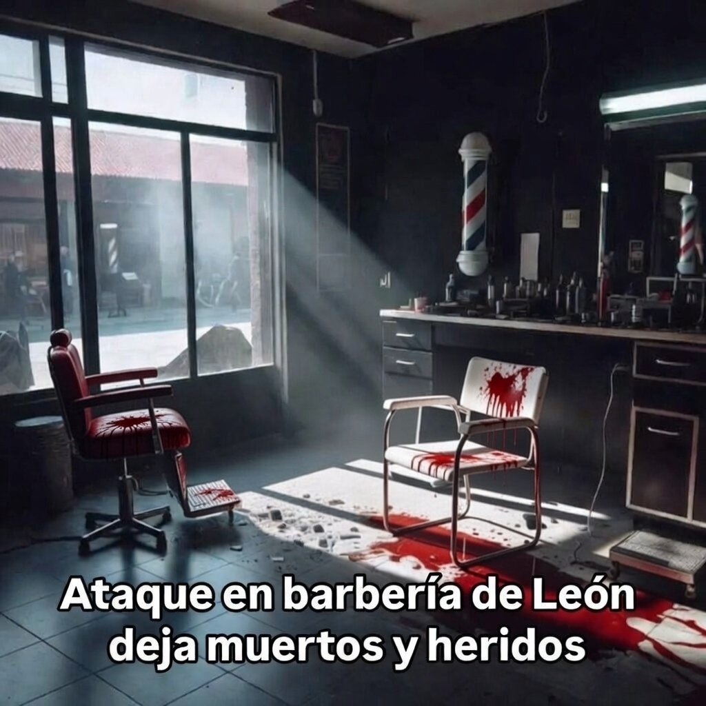 Ataque en barbería de Leon deja muertos y heridos
