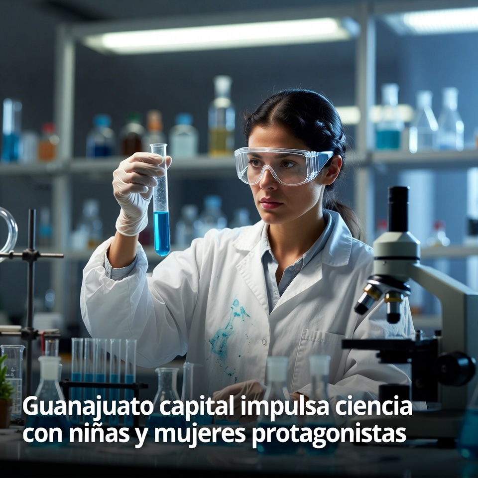 Guanajuato capital impulsa ciencia con niñas y mujeres protagonistas
