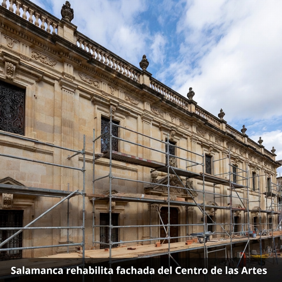 Salamanca rehabilita fachada del Centro de las Artes