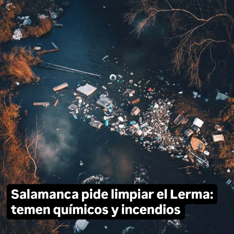 Salamanca pide limpiar el Lerma: temen químicos y incendios