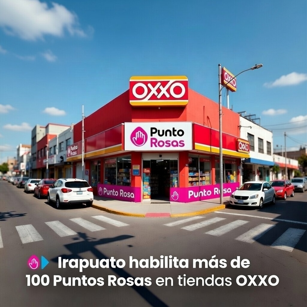 Irapuato habilita más de 100 Puntos Rosas en tiendas OXXO
