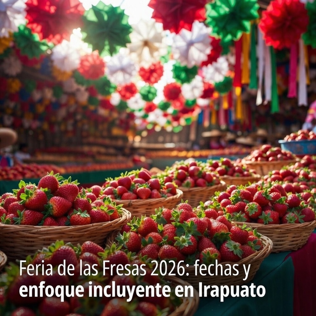 Feria de las Fresas 2026: fechas y enfoque incluyente en Irapuato