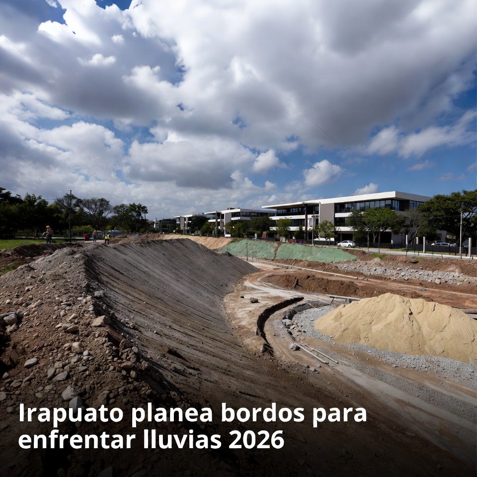 Irapuato planea bordos para enfrentar lluvias 2026