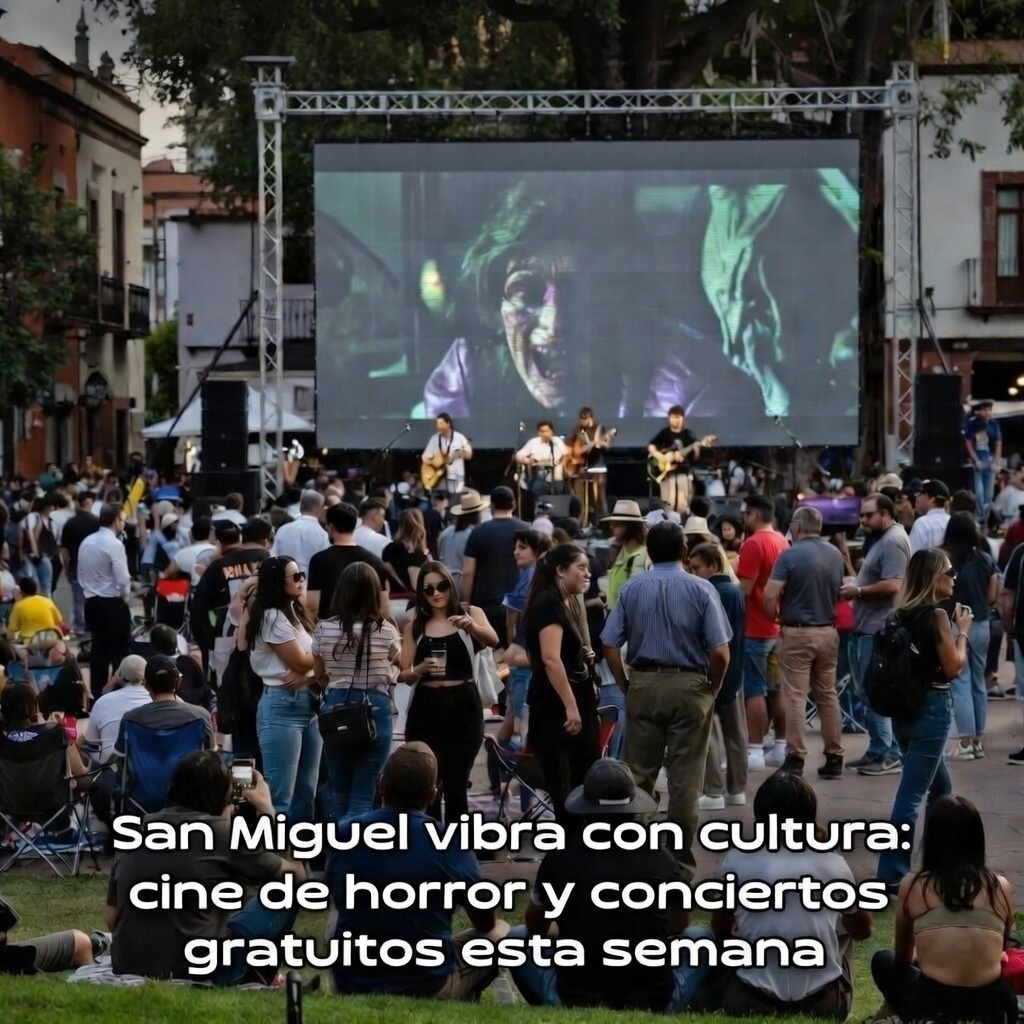 San Miguel vibra con cultura: cine de horror y conciertos gratuitos esta semana