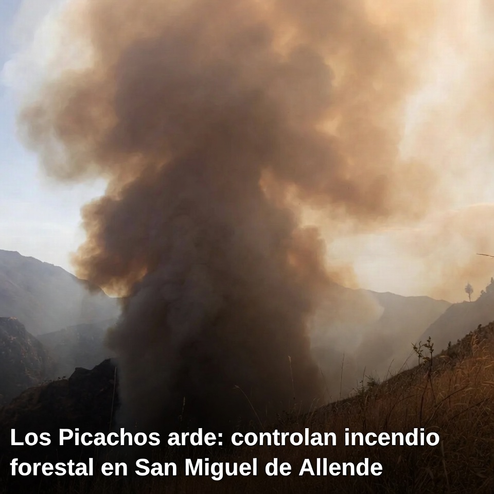 Los Picachos arde: controlan incendio forestal en San Miguel de Allende