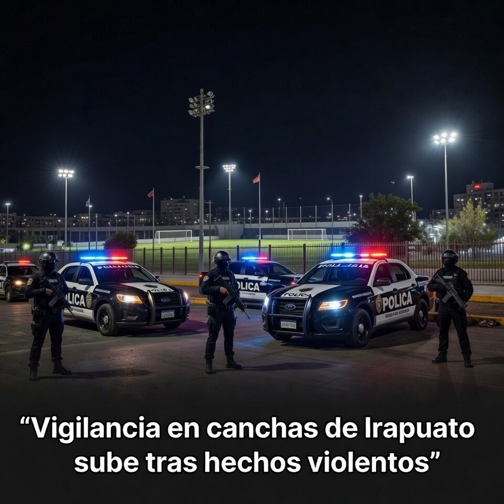 Vigilancia en canchas de Irapuato sube tras hechos violentos